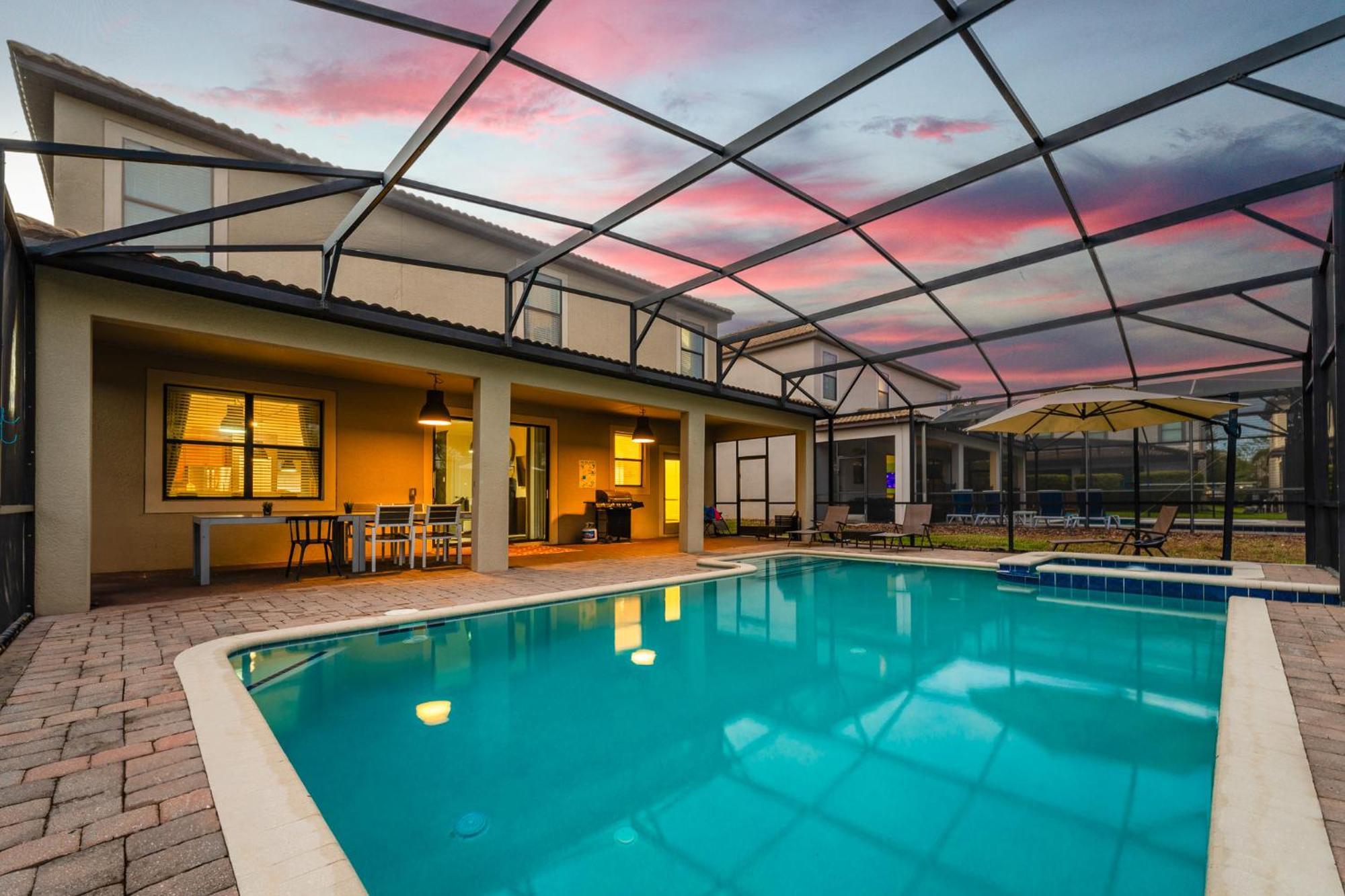 Heated Pool + Free Waterpark + Lazy River + Grill Davenport Exterior foto